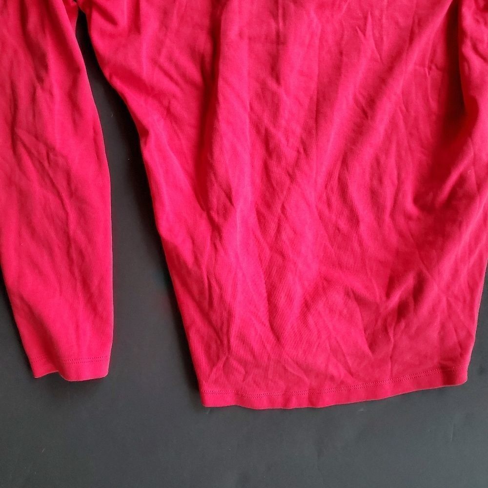 L.l Bean Red Long Sleeve Shirt - Picture 9 of 9